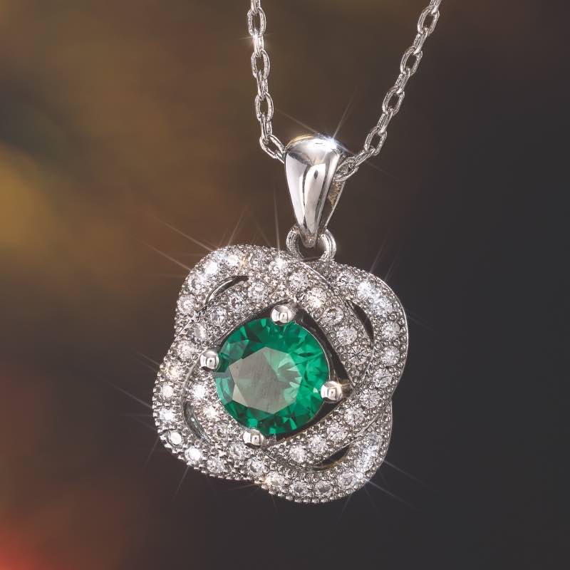 Women's Supernova Necklace (Green)